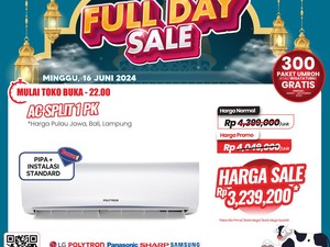 Buruan! Ada Diskon Gede buat AC Baru di Transmart Full Day Sale