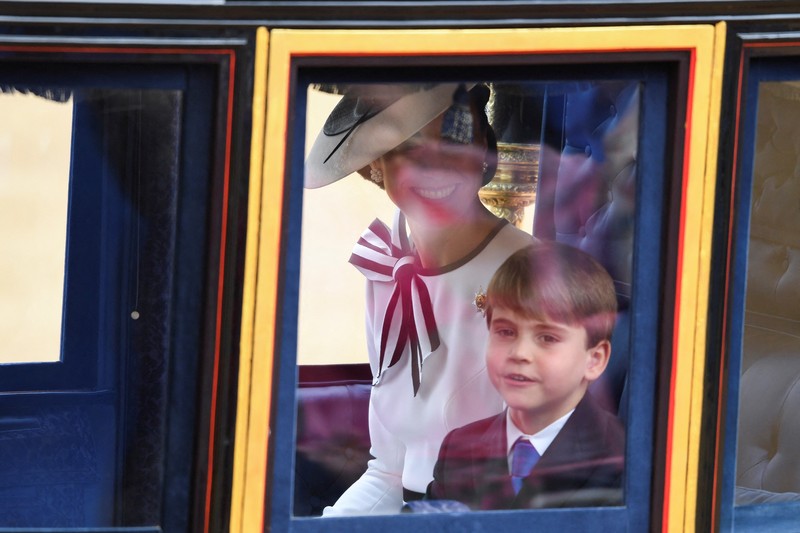 BRITAIN-ROYALS/KING-BIRTHDAY Britain's Catherine, Princess of Wales, attends the Trooping the Colour parade to honour Britain's King Charles on his official birthday in London, Britain, June 15, 2024. REUTERS/Hollie Adams TPX IMAGES OF THE DAY