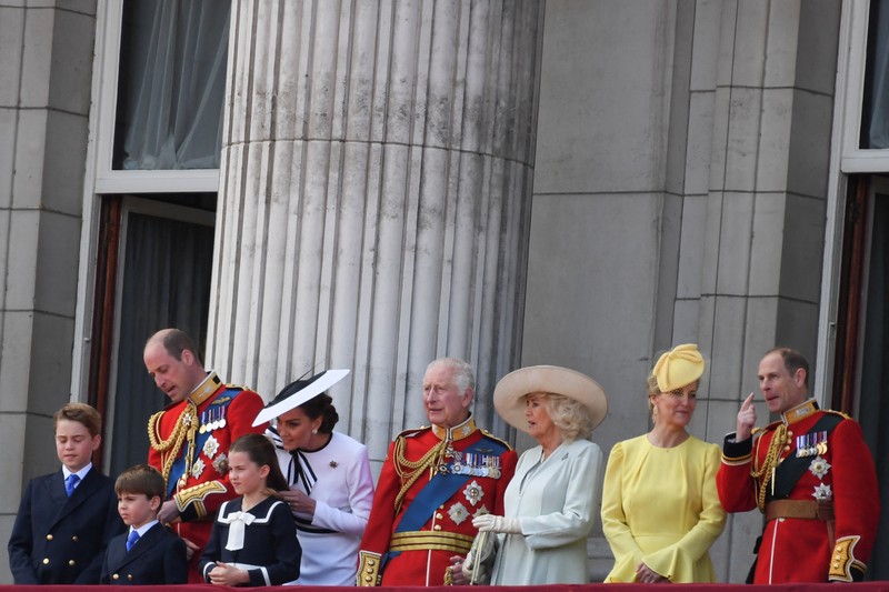 Britain's Catherine, Princess of Wales, attends the Trooping the Colour parade to honour Britain's King Charles on his official birthday in London, Britain, June 15, 2024. REUTERS/Hollie Adams     TPX IMAGES OF THE DAY