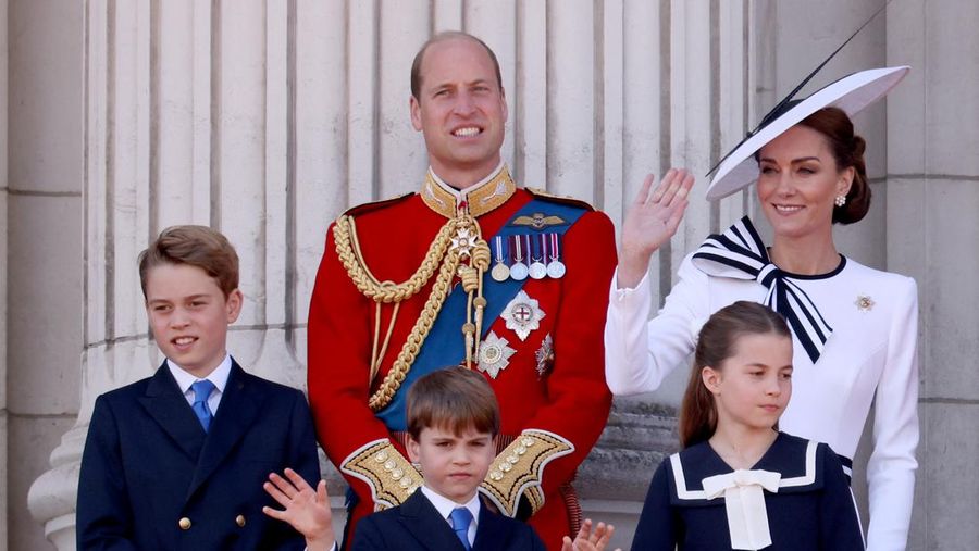 Britain's Catherine, Princess of Wales, attends the Trooping the Colour parade to honour Britain's King Charles on his official birthday in London, Britain, June 15, 2024. REUTERS/Hollie Adams     TPX IMAGES OF THE DAY