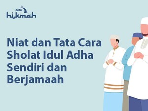 Niat dan Tata Cara Sholat Idul Adha Sendiri-Berjamaah