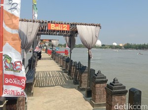 Pantai Bali 2 di Indramayu Bersiap Sambut Libur Idul Adha