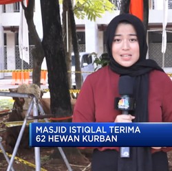 Video: Iduladha 2024, Masjid Istiqlal Terima 62 Hewan Kurban