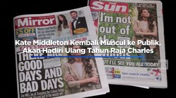 Kate Middleton Muncul ke Publik, Akan Hadiri Ulang Tahun Raja Charles