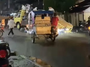 Mobil Hias Kecelakaan saat Malam Takbiran di Sibolga