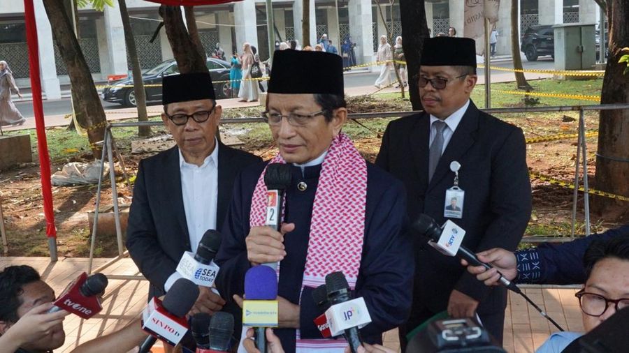 Nasaruddin Umar, Imam Besar Masjid Istiqlal. (²©²ÊÍøÕ¾/Muhamad Sabki)