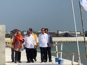 Jokowi Sebut Proyek Penangkal Rob di Tambaklorok Semarang Bisa Jadi Contoh