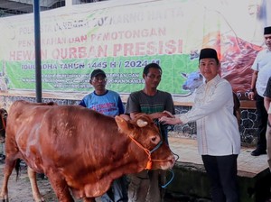 Polres Soetta Salurkan 24 Hewan Kurban di Idul Adha