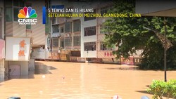 5 Tewas & 15 Hilang Setelah Hujan di Meizhou, Guangdong, China