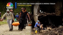 Hujan Lebat & Tanah Longsor di Amerika Tengah Tewaskan 13 Orang