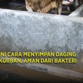 Ini Cara Menyimpan Daging Kurban, Aman dari Bakteri