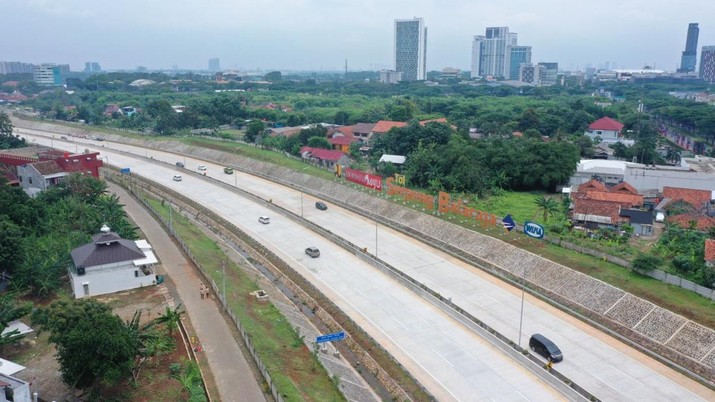 Jalan TOL Serpong - Balaraja melengkapi struktur jaringan wilayah Tangerang & Banten. (Dok. BPJT)