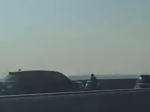 Pemotor Tak Pakai Helm Lawan Arah di Tol MBZ Diamankan, Langsung Ditilang