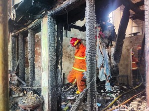 4 Ruko di Blimbing Kota Malang Ludes Dilahap Si Jago Merah