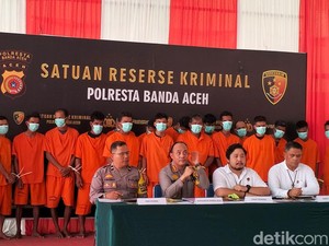 19 Pemain Judi Online di Banda Aceh Ditangkap, Terancam Hukuman Cambuk