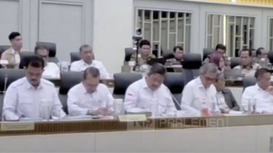 Rapa Dengan Pendapat Komisi IV DPR RI dengan pejabat eseleon I Kementerian Pertanian. (Dok. YouTUbe/DPR RI)