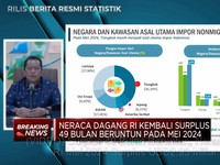 Surplus 49 Bulan Beruntun, Neraca Dagang RI Mei 2024 Surplus USD2,93 M