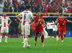 Euro 2024: Turki Bekuk Georgia 3-1