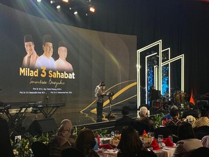 Chairul Tanjung Gelar Acara Milad 3 Sahabat ke-62 Tahun di Menara Bank Mega
