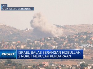  Israel Balas Serangan Hizbullah, 2 Roket Merusak Kendaraan