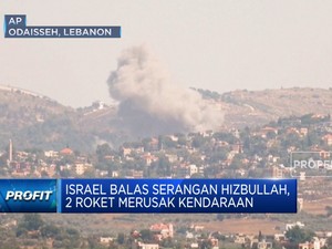 Video: Israel Balas Serangan Hizbullah, 2 Roket Merusak Kendaraan