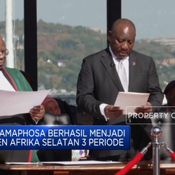 Cyril Ramaphosa Berhasil Menjadi Presiden Afrika Selatan 3 Periode