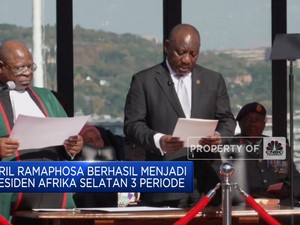 Cyril Ramaphosa Berhasil Menjadi Presiden Afrika Selatan 3 Periode