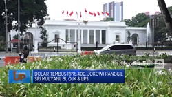 Video: Dolar Tembus Rp16.400, Jokowi Panggil Sri Mulyani Cs