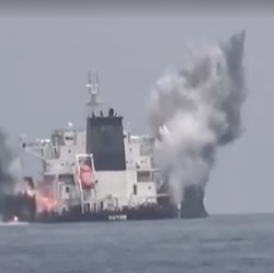 Timur Tengah Makin Panas, Houthi Gandeng Irak Bom Kapal di Laut Merah
