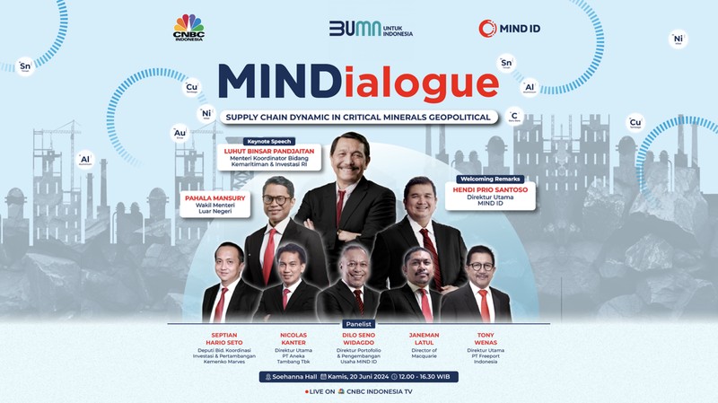 MINDialogue: Peran Mineral Kritis RI di Tengah Gonjang-Ganjing Dunia