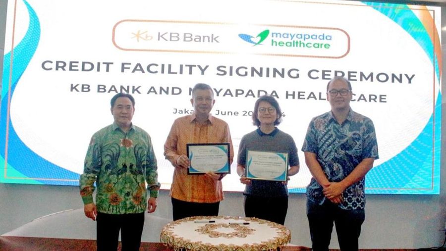 Penandatanganan Fasilitas Kredit KB Bank dengan Mayapada Healthcare.