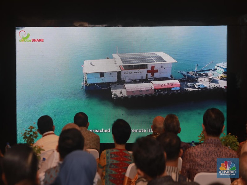 Penandatanganan Nota Kesepahaman dan Perjanjian Kerjasama antara PT.Bayan Resources, Tbk dengan doctorSHARE. (CNBC Indonesia/Muhammad Sabki)