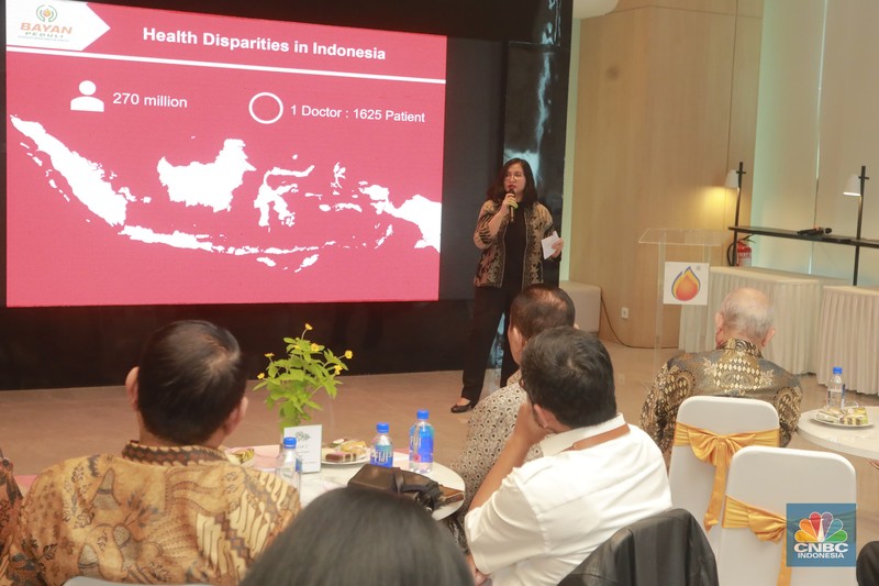 Penandatanganan Nota Kesepahaman dan Perjanjian Kerjasama antara PT.Bayan Resources, Tbk dengan doctorSHARE. (CNBC Indonesia/Muhammad Sabki)