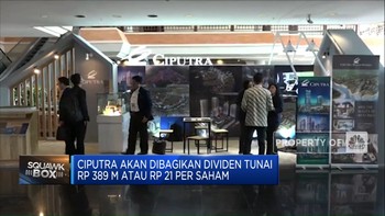 Sah! Ciputra Siap Tebar Dividen Rp 389 M, Setara Rp 21 Per Saham