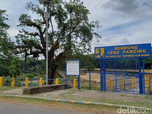 Air Baku PDAM Makassar di Bendung Lekopancing Masih Susut Meski Hujan