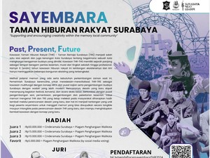 Pemkot Ajak Masyarakat Ikut Sayembara Desain Taman Hiburan Rakyat Surabaya