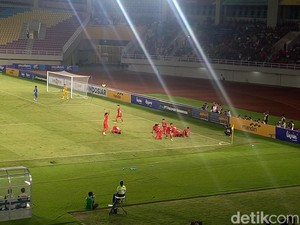 Hasil Babak Pertama Piala AFF U-16: Indonesia Unggul 1-0 Atas Singapura