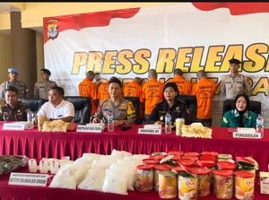 Polda Kaltara Ungkap Peredaran Sabu 19 Kg, Ada Disembunyikan di Kaleng Susu