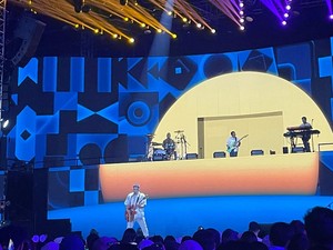 Armada Serukan Free Palestine di Allo Bank Festival 2024