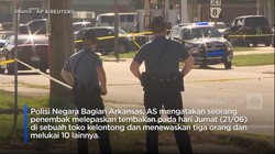 Video: Penembakan Brutal di Arkansas AS, 3 Orang Tewas & 10 Terluka