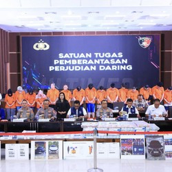 Polri Sikat 3 Situs Judi Online, Perputaran Uang Rp1 Triliun Lebih