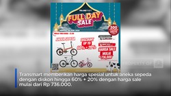 Video: Serbu! Aneka Sepeda Banjir Diskon Hingga 60%+20% di Transmart