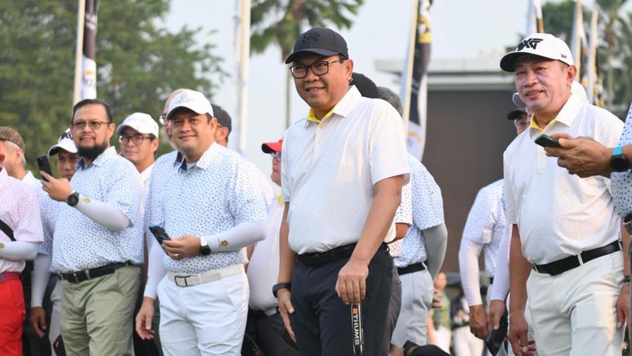Untuk ketiga kalinya, Ikatan Alumni Universitas Sriwijaya (IKA UNSRI) berhasil menggelar acara IKA UNSRI GOLF PARTNERSHIP DAY 2024 pada Sabtu (22/06/2024) di Pondok Indah Golf, Jakarta. (Istimewa)
