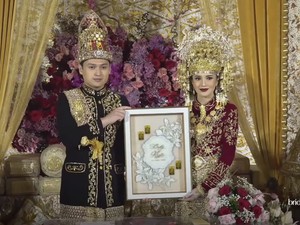 Ucapan Terima Kasih Beby Tsabina dan Suami Usai Menikah