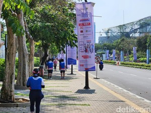 Jakarta Marathon Selesai, Pelari Mulai Tinggalkan Kawasan GBK