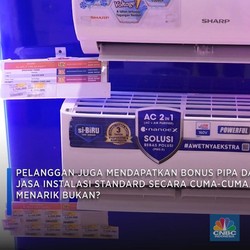 Super Murah! Transmart Jual AC 1 PK Rp 3,2 Juta + Gratis Instalasi