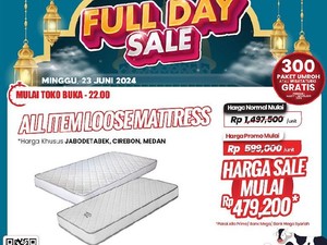 Transmart Full Day Sale, Kasur Diskon Mulai Rp 400 Ribuan!