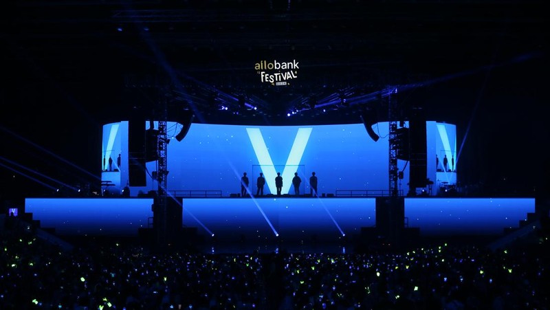 WayV sukses membius para penonton Allo Bank Festival 2024 di panggung indoor Istora Senayan, Jakarta, Sabtu (22/6/2024) malam. (Istimewa)