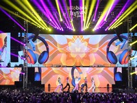 Potret Aksi WayV 'Bius' WayZenNi di Allo Fest 2024