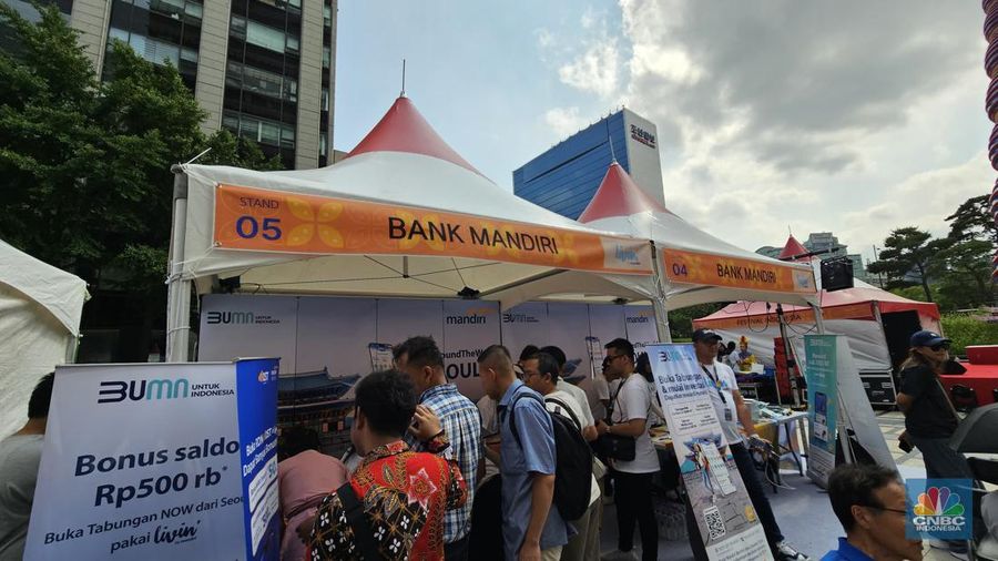 Festival Indonesia 2024 di Seoul, Korea Selatan, Minggu (23/6/2024), digelar oleh KBRI Seoul bekerja sama dengan Bank Mandiri.